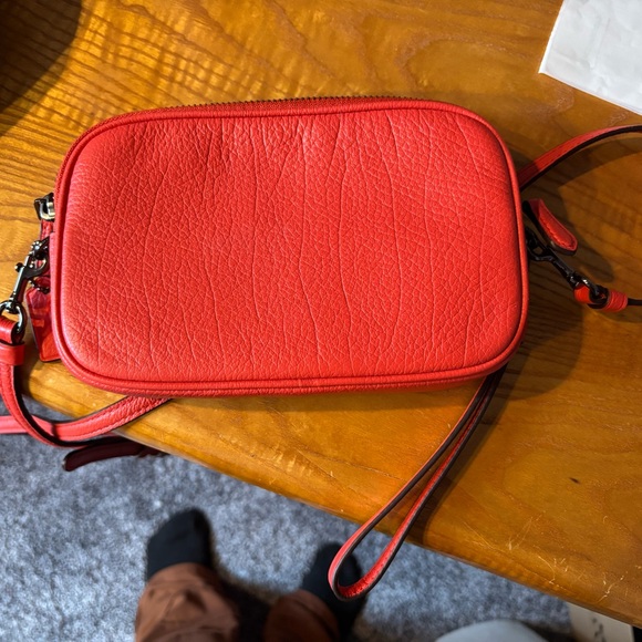 Coach Red Patchwork crossbody/wristlet - Picture 5 of 7